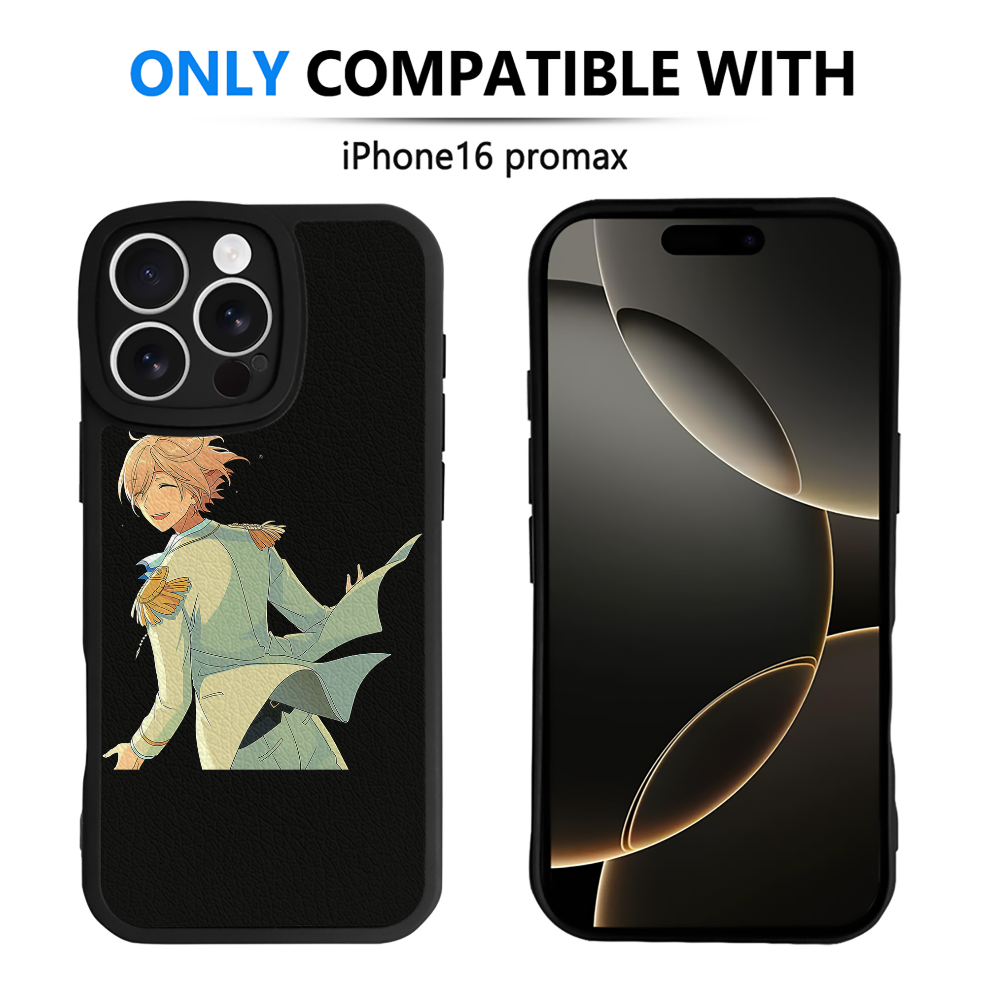 （画像用） あんさんぶるスターズ! Ensemble Stars 【iPhone 16シリーズ対応】シリコンスマホケース（レザー調） 材質：シリコン